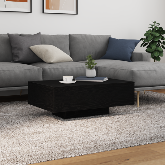 Couchtisch Schwarze Eiche 85 x 55 x 31 cm Holzwerkstoff