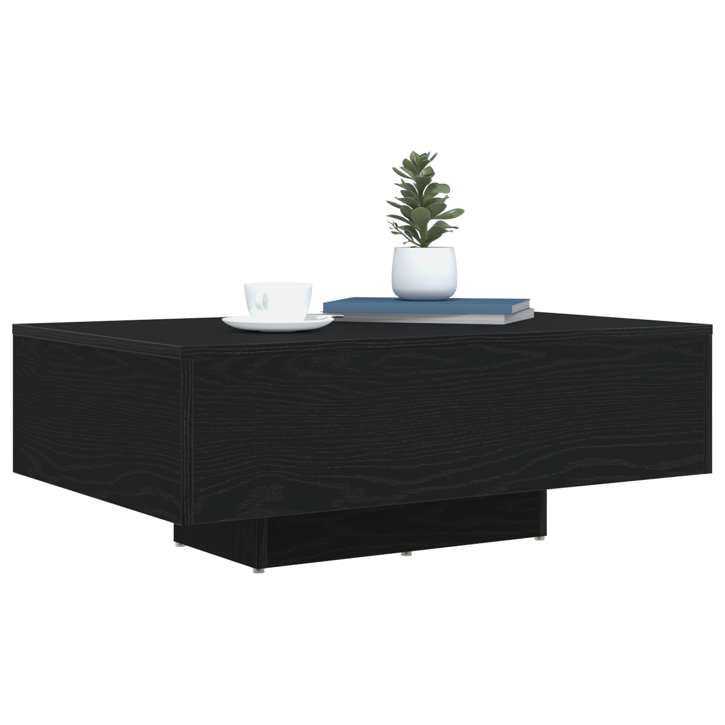 Couchtisch Schwarze Eiche 85 x 55 x 31 cm Holzwerkstoff