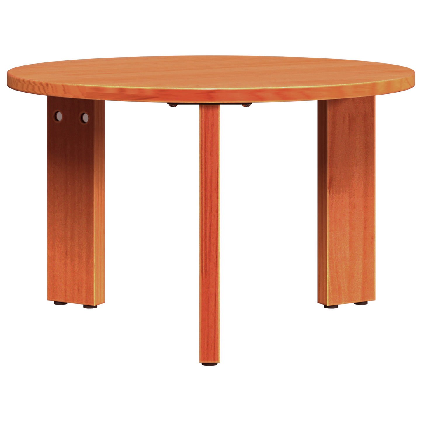 Couchtisch 3 pcs Wachsbraun 47,5 x 47,5 x 27 cm