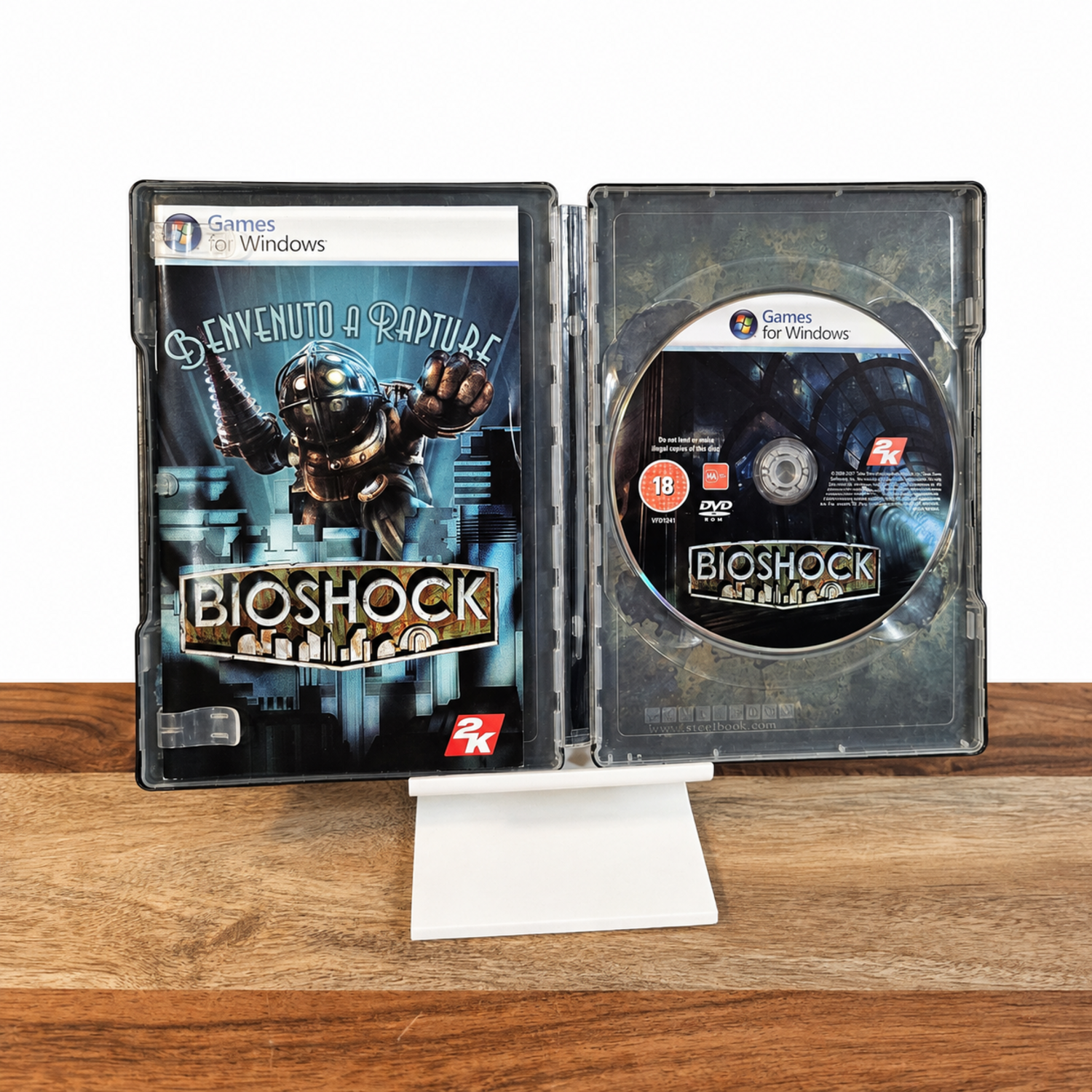 BioShock 1 PC-DVD geöffnet