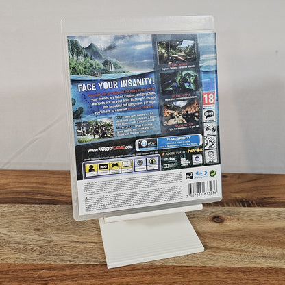 Far Cry 3 für PlayStation 3 – Originalhülle, Rückseite mit Produktinformationen