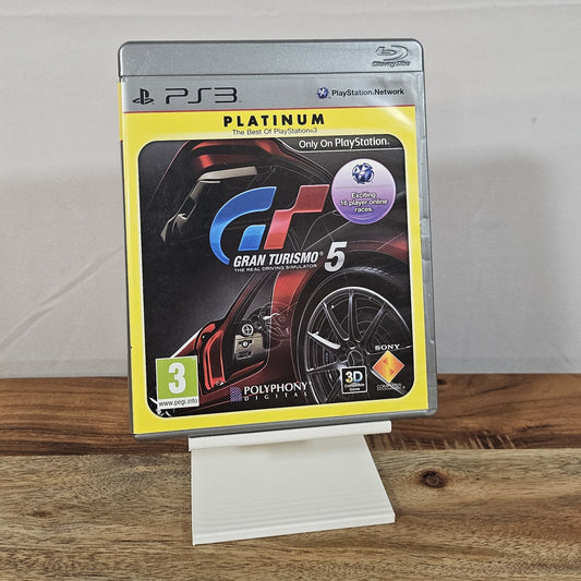 Gran Turismo 5 Platinum für PlayStation 3 – PS3-Spiel in Originalhülle, Vorderseite