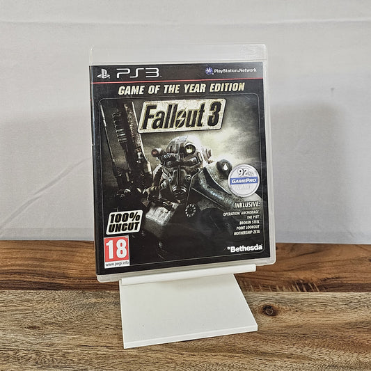Fallout 3 Game of the Year Edition für PlayStation 3 – PS3-Spiel in Originalhülle, Vorderseite
