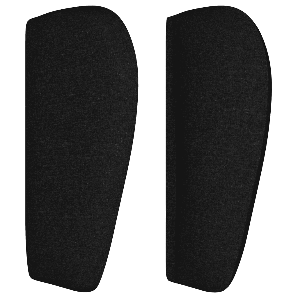 Boxspringbett mit Matratze Schwarz 90x200 cm Stoff