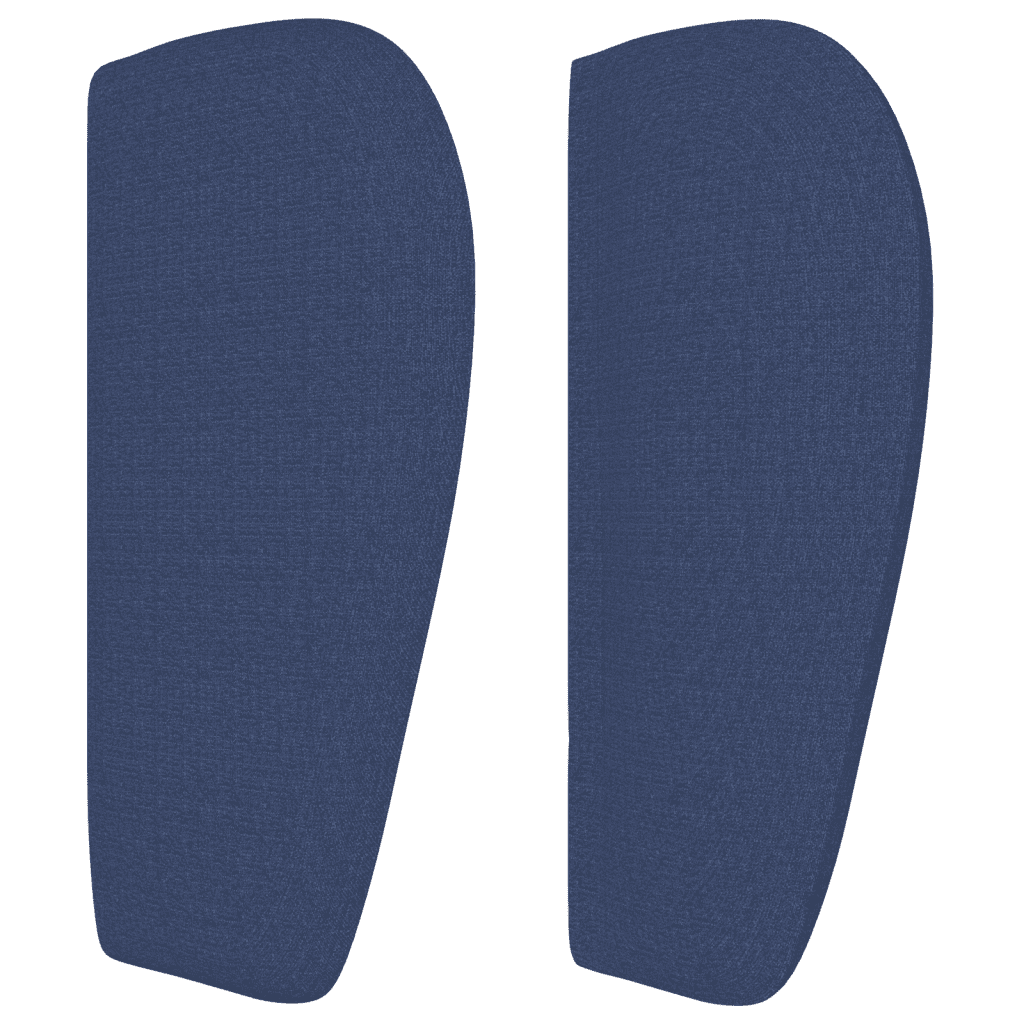 Boxspringbett mit Matratze Blau 100x200 cm Stoff