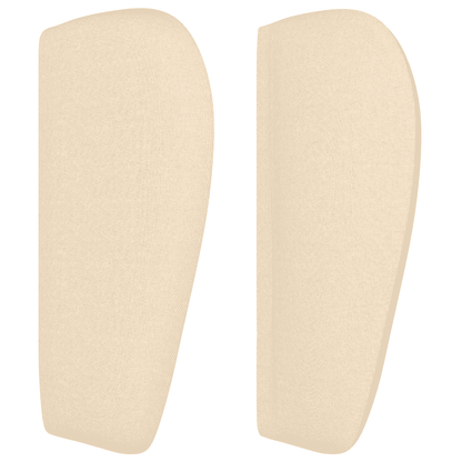 Boxspringbett mit Matratze Creme 160x200 cm Stoff