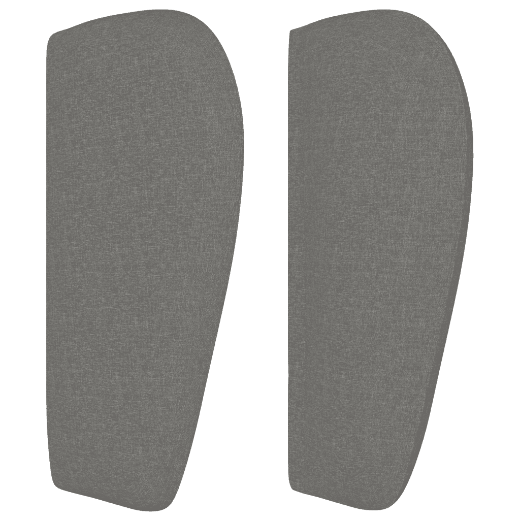Boxspringbett mit Matratze Dunkelgrau 100x200 cm Stoff