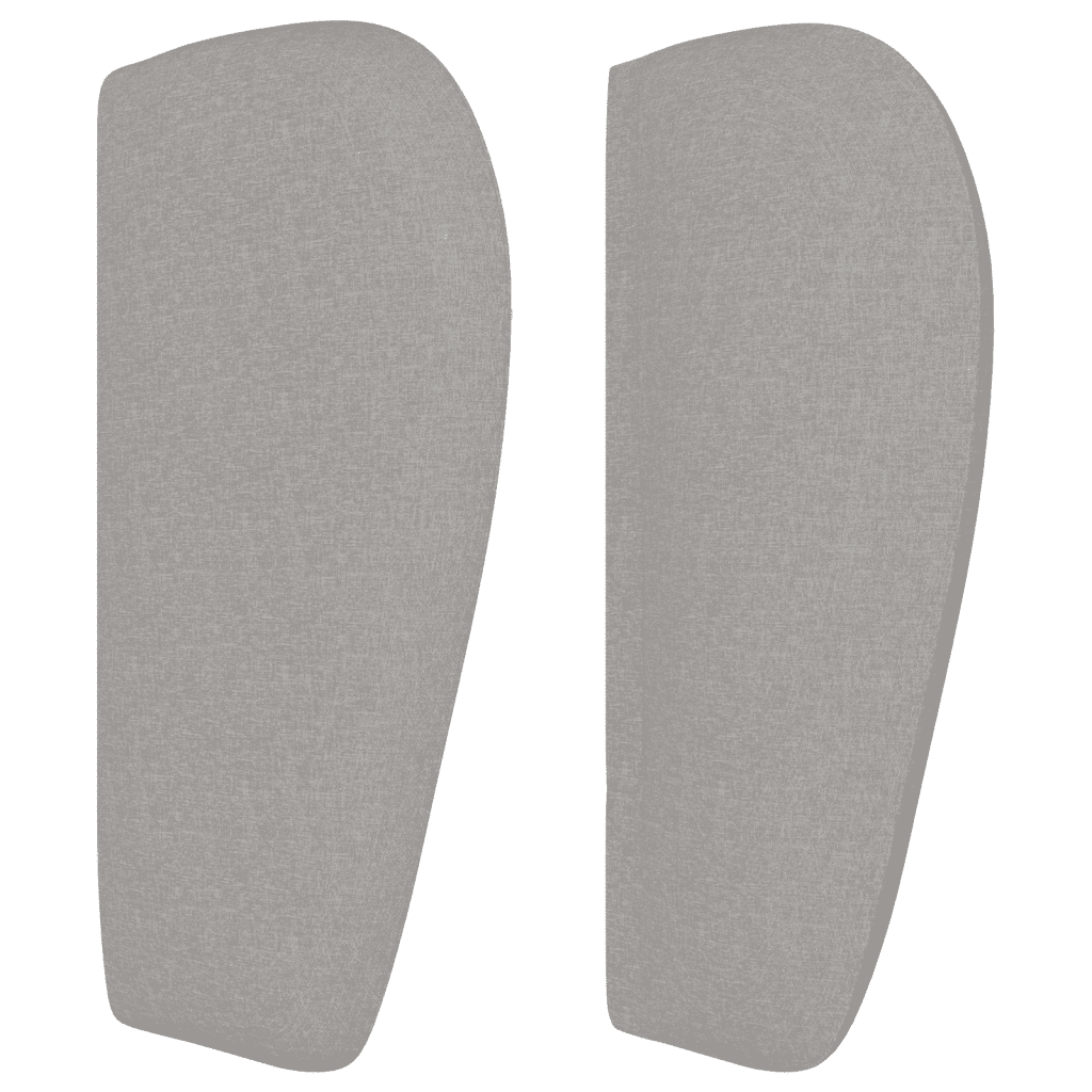 Boxspringbett mit Matratze Hellgrau 200x200 cm Stoff