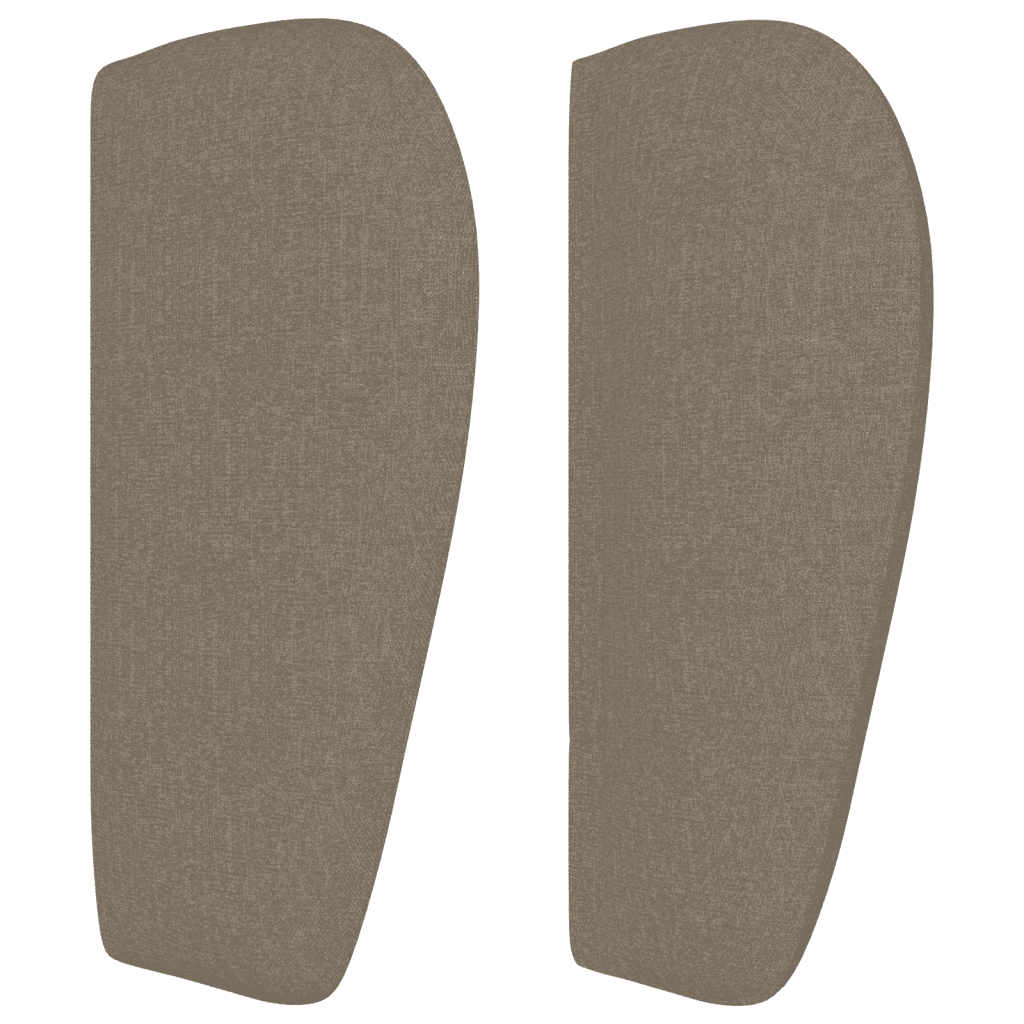 Boxspringbett mit Matratze Taupe 90x200 cm Stoff