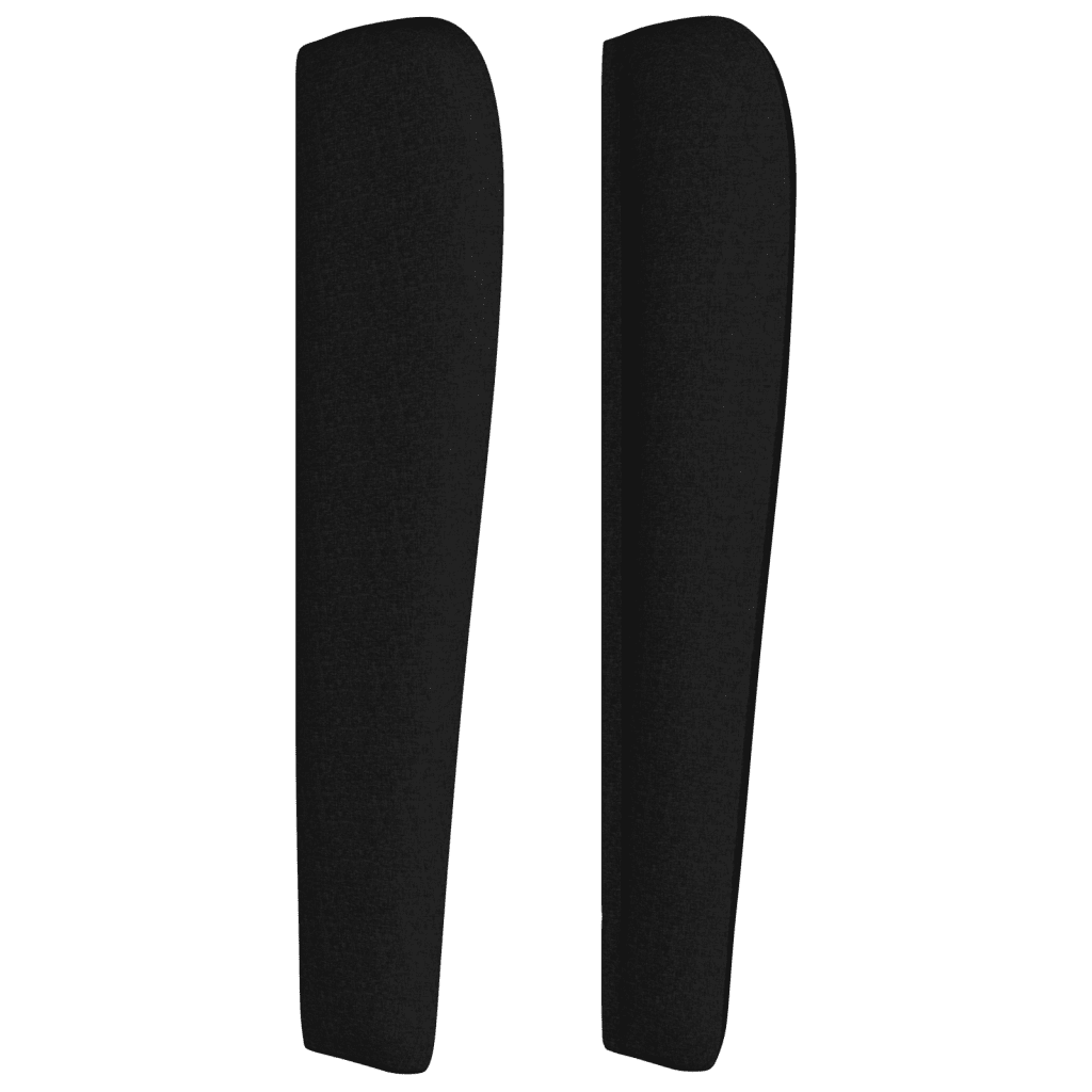 Boxspringbett mit Matratze Schwarz 180x200 cm Stoff