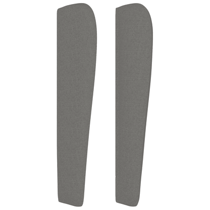 Boxspringbett mit Matratze Dunkelgrau 80x200 cm Stoff