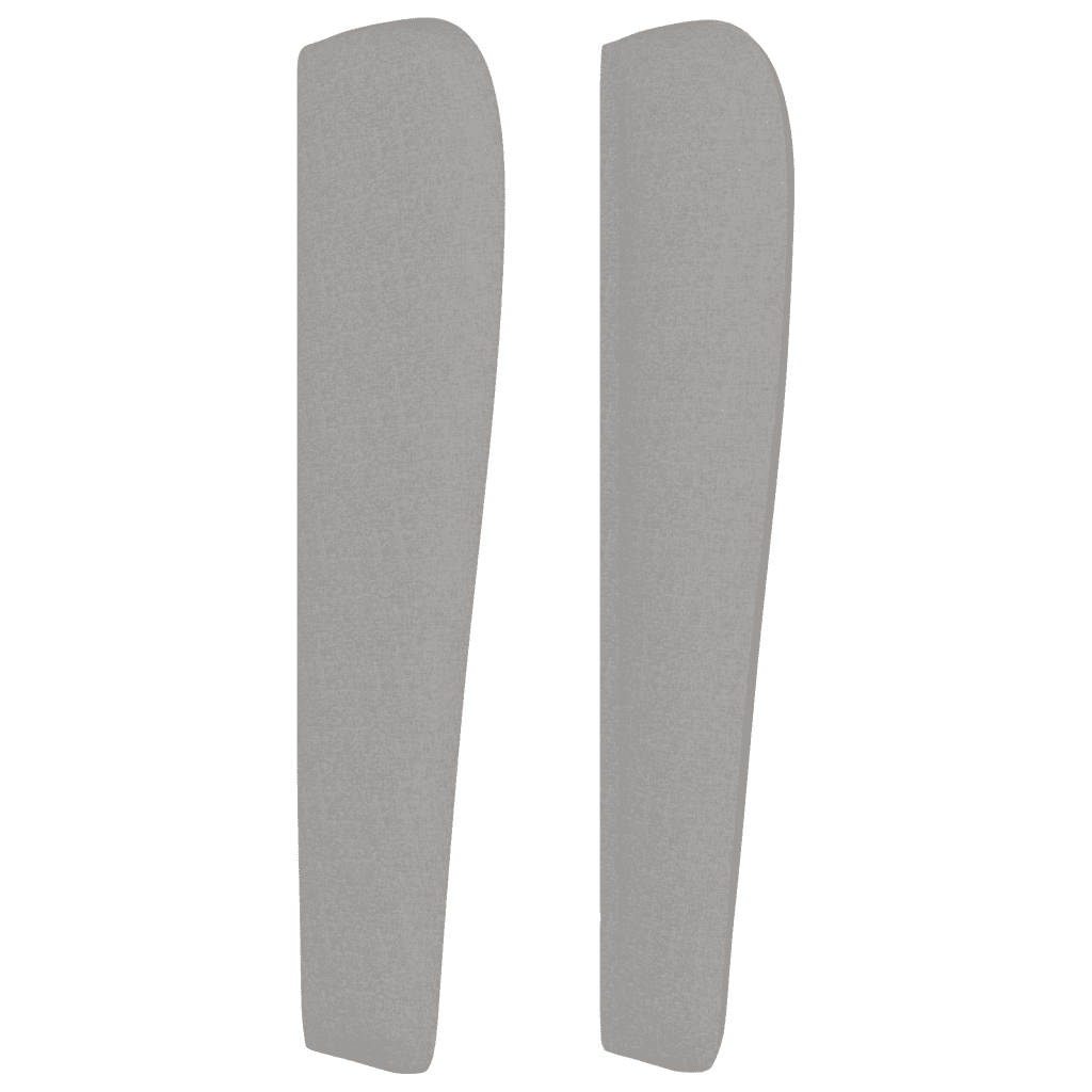 Boxspringbett mit Matratze Hellgrau 80x200 cm Stoff