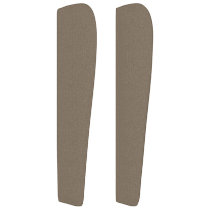 Boxspringbett mit Matratze Taupe 90x200 cm Stoff