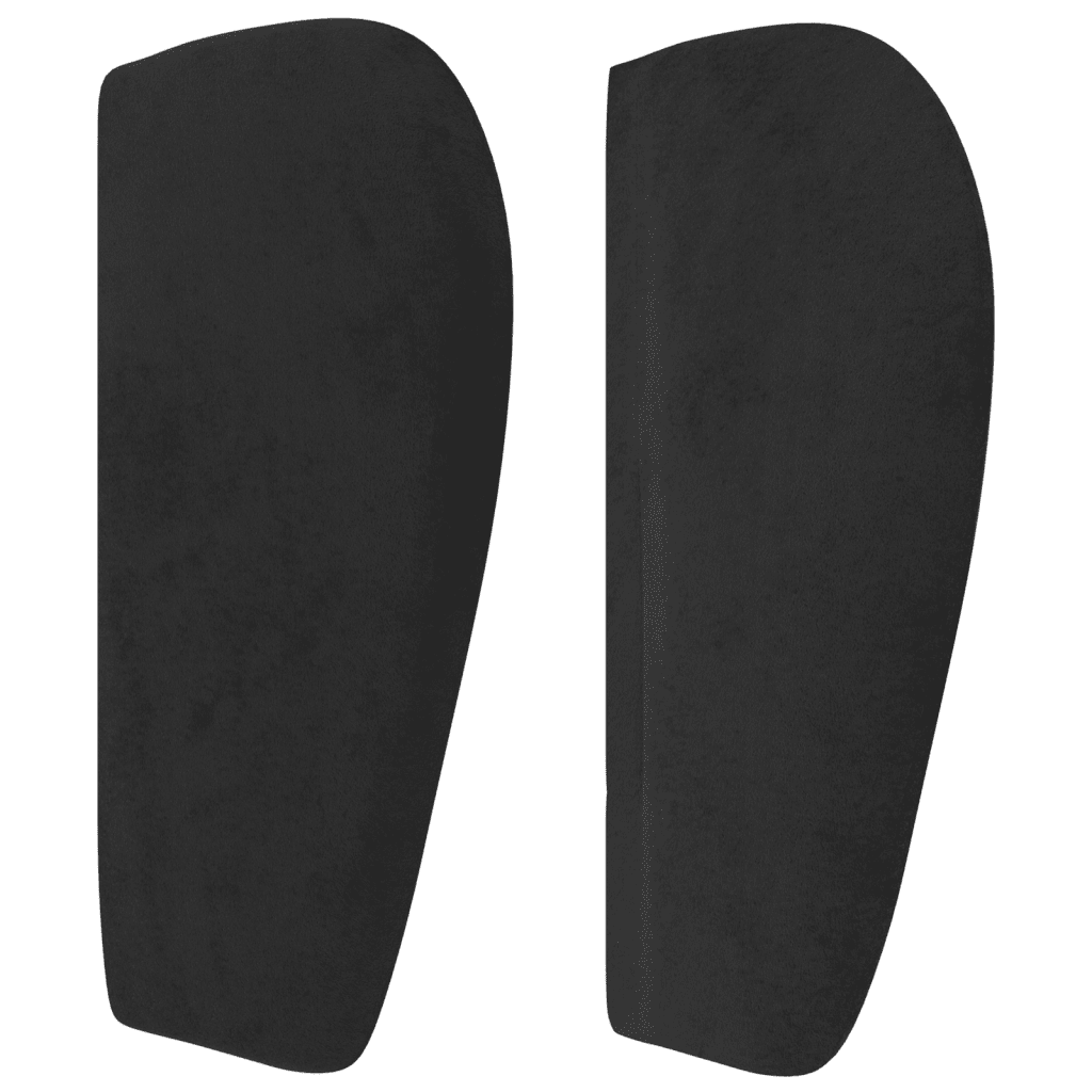 Boxspringbett mit Matratze Schwarz 140x190 cm Samt