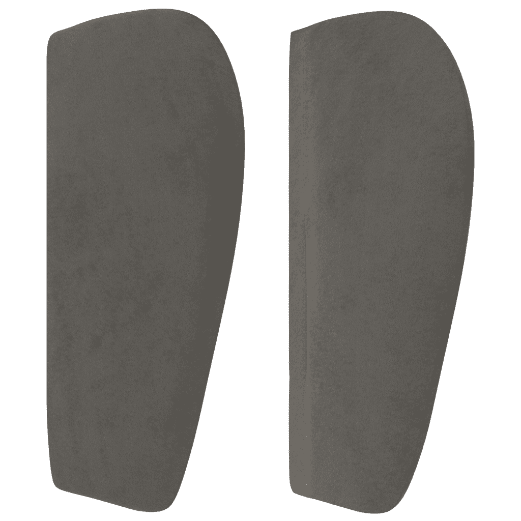 Boxspringbett mit Matratze Dunkelgrau 80x200 cm Samt