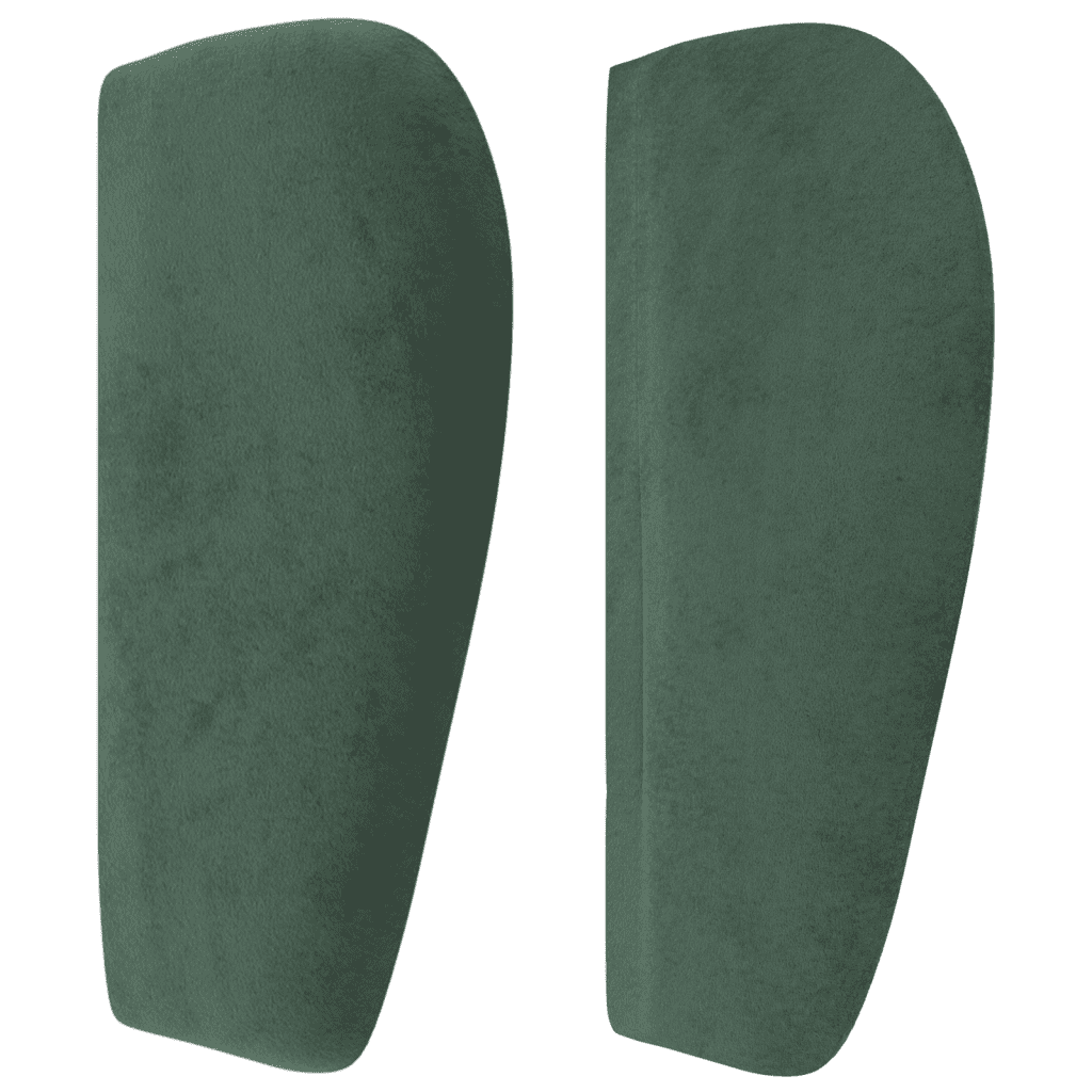 Boxspringbett mit Matratze Dunkelgrün 140x200 cm Samt