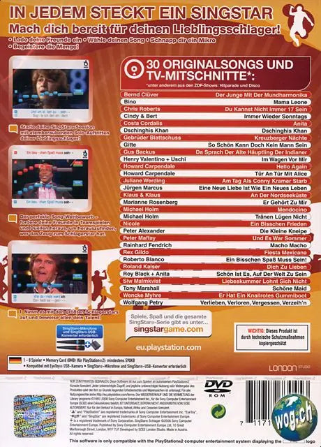 🎤 Schlagerparty garantiert – PS2 Playstation 2 Karaoke-Set mit SingStar Schlager