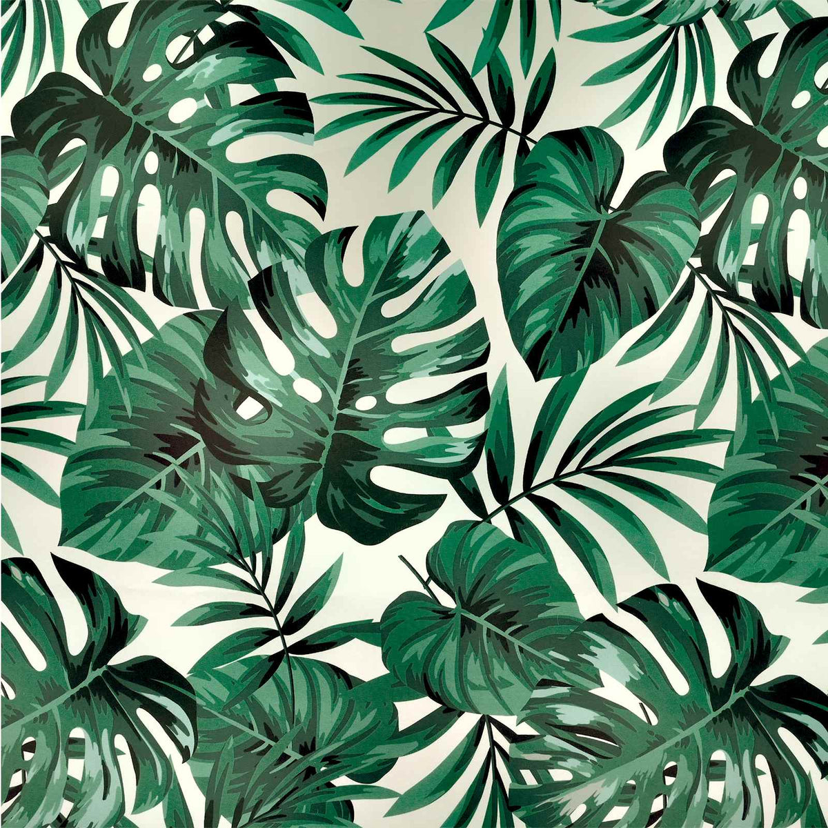 Sofakissen für draußen Polyester Blattmuster 60 x 60 cm