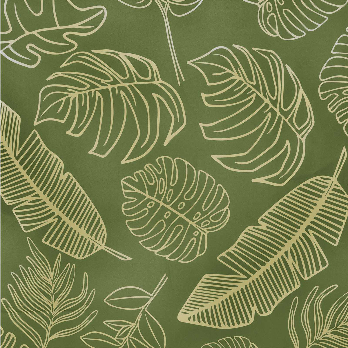 Sofakissen für draußen Polyester Blattdesign 50,5 x 50,5 cm