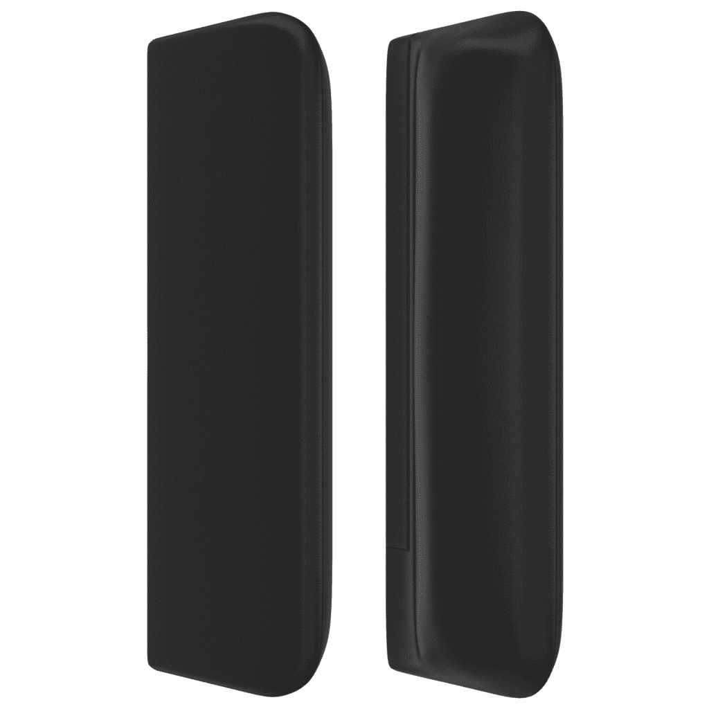 Boxspringbett mit Matratze Schwarz 180x200 cm Kunstleder