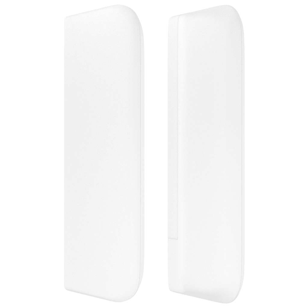 LED Kopfteil Weiß 103x16x78/88 cm Kunstleder