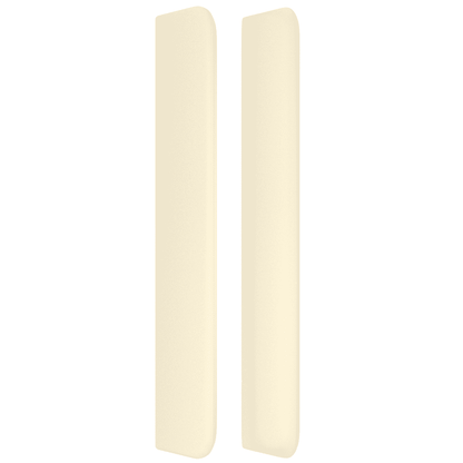 LED Kopfteil Creme 93x16x118/128 cm Kunstleder