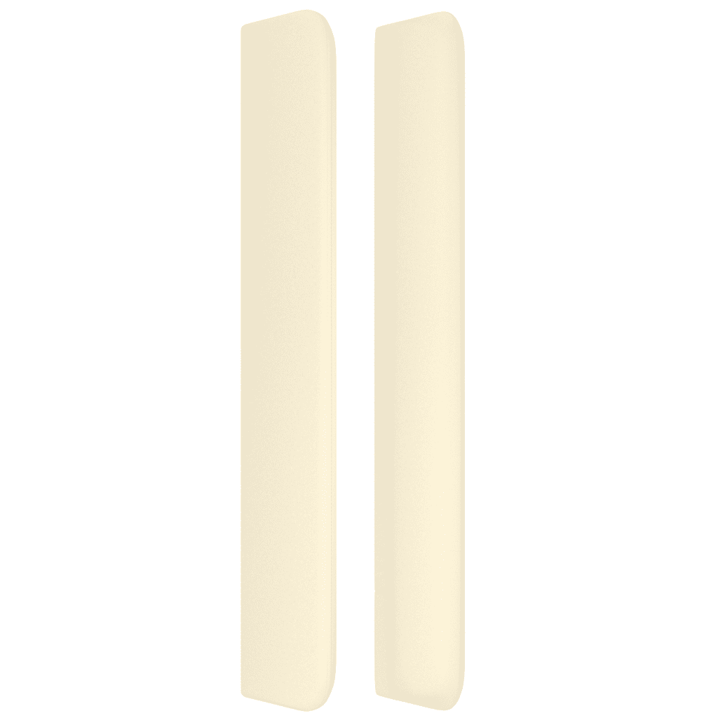 LED Kopfteil Creme 103x16x118/128 cm Kunstleder