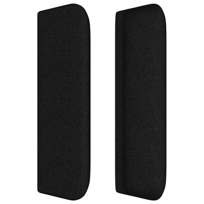 Boxspringbett mit Matratze Schwarz 140x200 cm Stoff