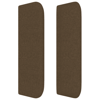Boxspringbett mit Matratze Dunkelbraun 180x200 cm Stoff