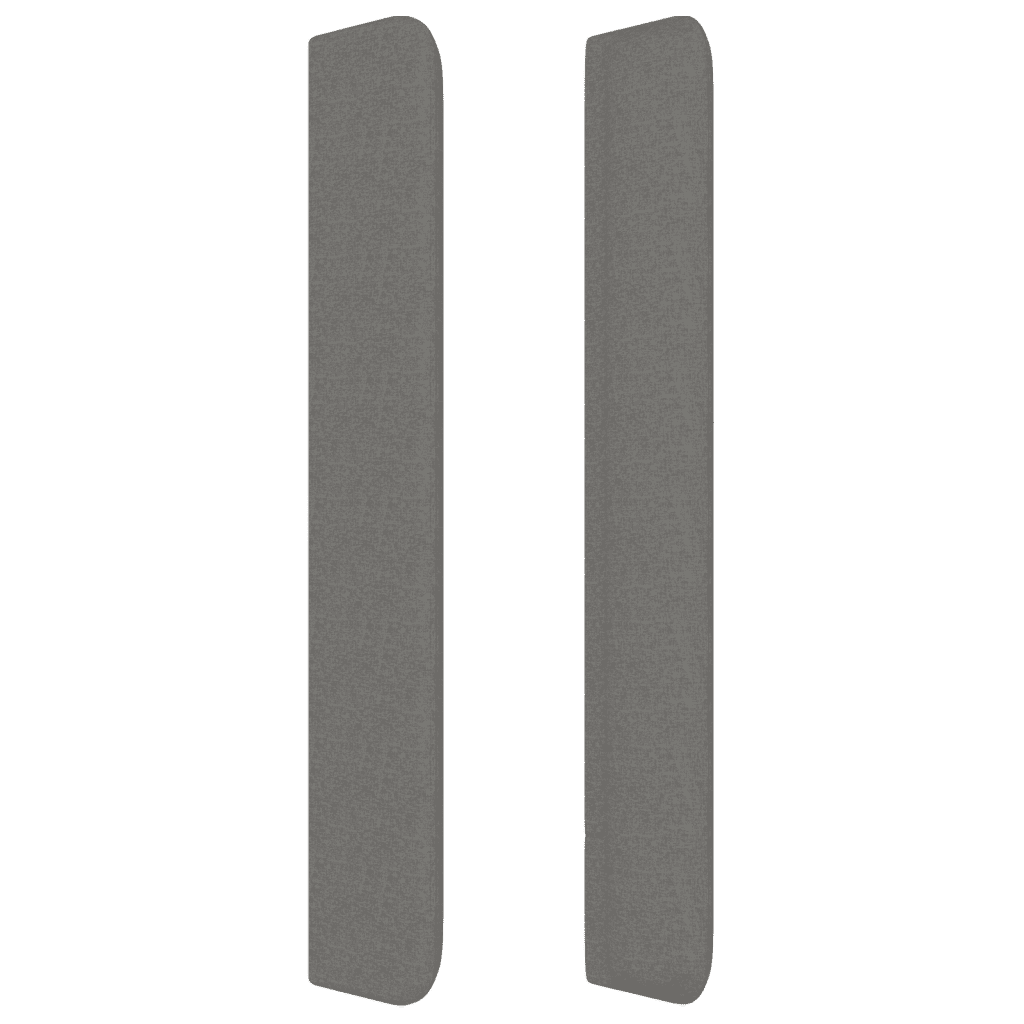 Boxspringbett mit Matratze Dunkelgrau 90x190 cm Stoff
