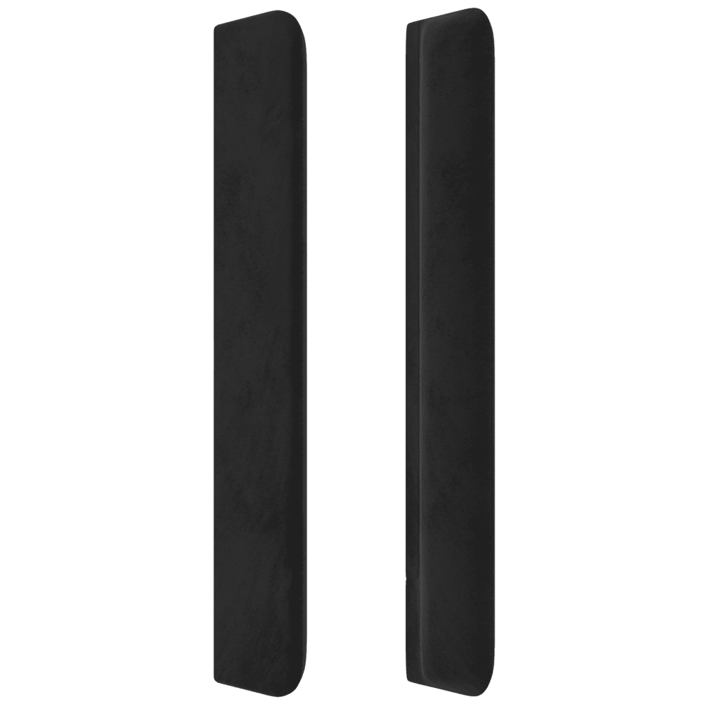 Boxspringbett mit Matratze Schwarz 90x190 cm Samt