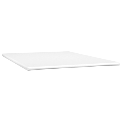 Boxspringbett mit Matratze & LED Hellgrau 140x200 cm Samt