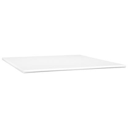 Boxspringbett mit Matratze & LED Dunkelbraun 180x200 cm Stoff